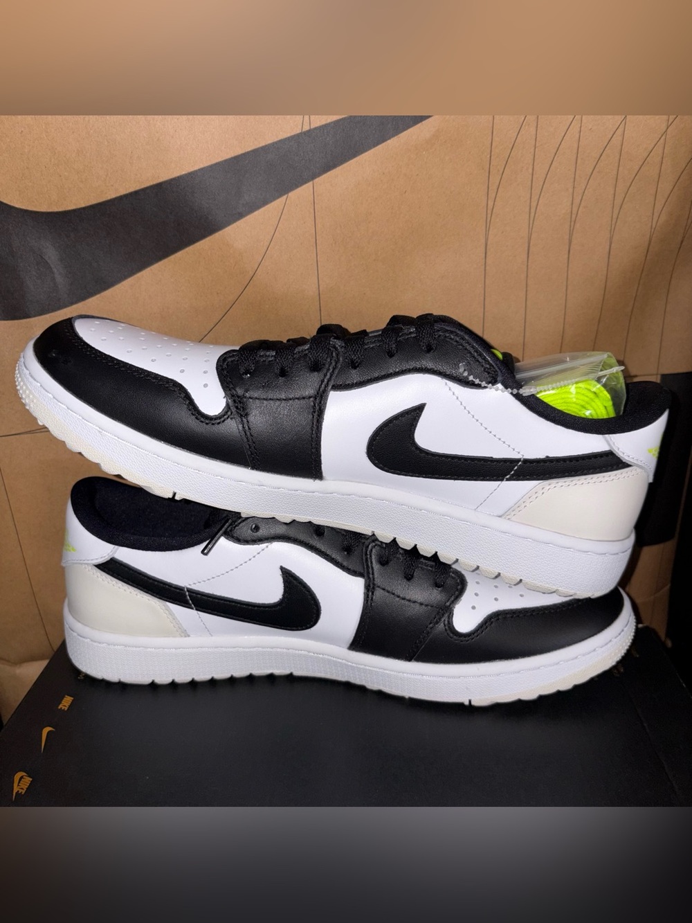 NEW Nike Air Jordan 1 Retro Low Golf Phantom Volt NBY DD9315-108 Men Size 10.5 - Picture 3 of 8